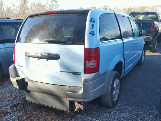 2A8HR44E99R554252 - 2009 CHRYSLER TOWN & COU BLUE photo 4