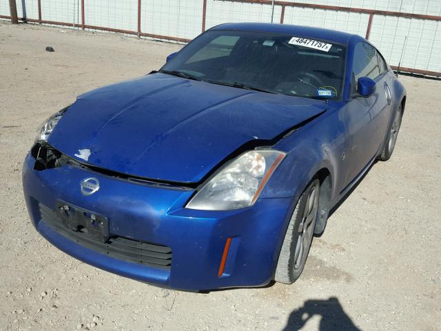 JN1AZ34D23T119828 - 2003 NISSAN 350Z COUPE BLUE photo 2