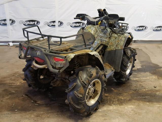 3JBEKPN16AJ000033 - 2010 CAN-AM OUTLANDER GREEN photo 4