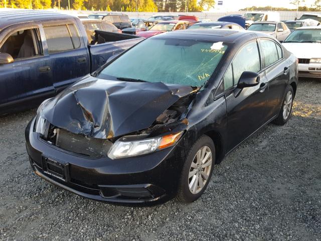 2HGFB2F96CH520307 - 2012 HONDA CIVIC EXL 黑色 照片 2