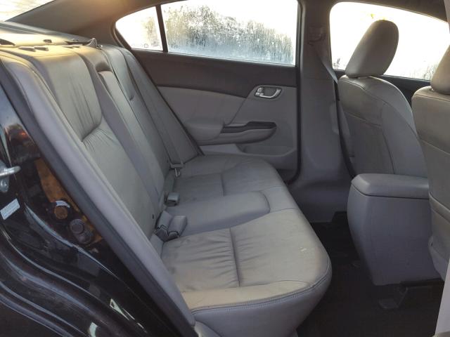2HGFB2F96CH520307 - 2012 HONDA CIVIC EXL 黑色 照片 6