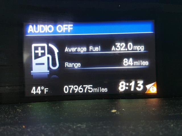 2HGFB2F96CH520307 - 2012 HONDA CIVIC EXL 黑色 照片 8