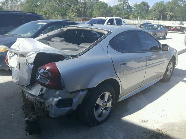 2G2WS542051198849 - 2005 PONTIAC GRAND PRIX SILVER photo 4