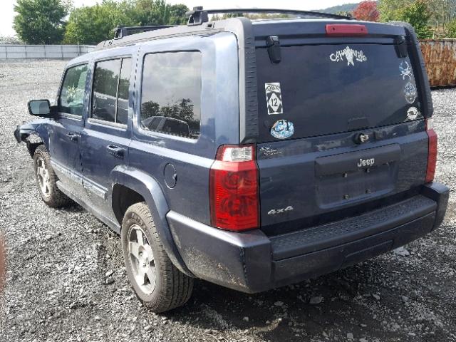 1J4RG4GKXAC145364 - 2010 JEEP COMMANDER ლურჯი ფოტო 3
