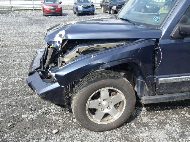 1J4RG4GKXAC145364 - 2010 JEEP COMMANDER ლურჯი ფოტო 9