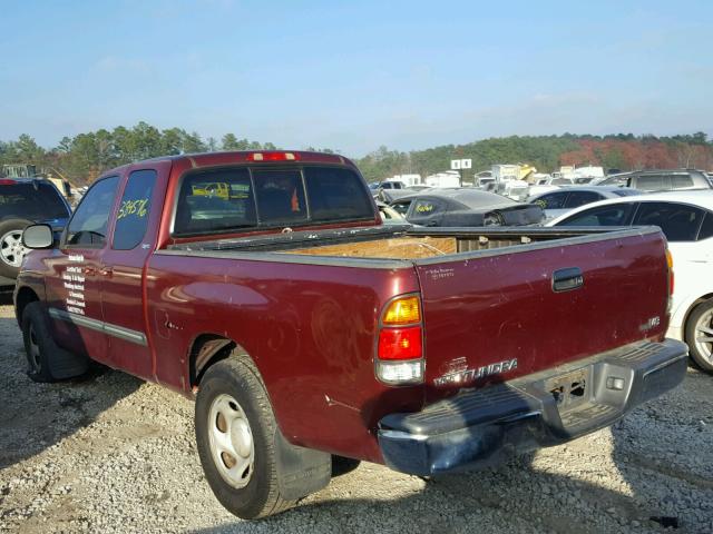 5TBRT341X3S352497 - 2003 TOYOTA TUNDRA ACC BURGUNDY photo 3