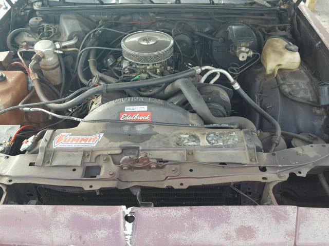 1G1GZ37H5FR197889 - 1985 CHEVROLET MONTE CARL MAROON photo 7