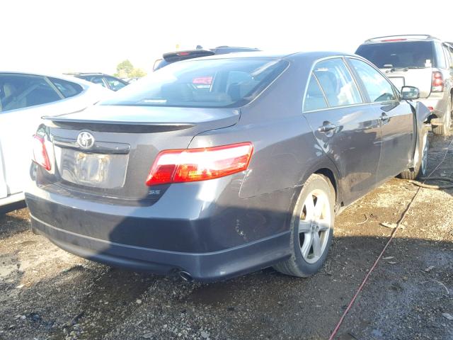 4T1BE46K19U410348 - 2009 TOYOTA CAMRY BASE GRAY photo 4