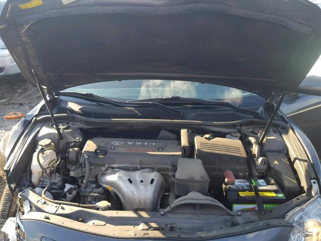 4T1BE46K19U410348 - 2009 TOYOTA CAMRY BASE GRAY photo 7
