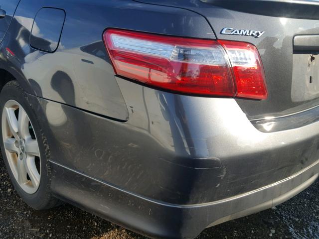 4T1BE46K19U410348 - 2009 TOYOTA CAMRY BASE GRAY photo 9