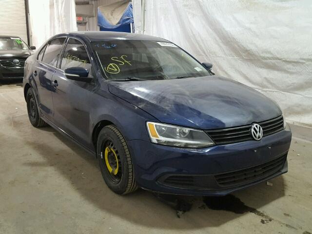 3VWD17AJ6EM210523 - 2014 VOLKSWAGEN JETTA SE BLUE photo 1