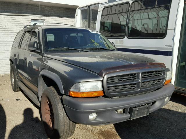 1D4HS38N53F617459 - 2003 DODGE DURANGO SP GRAY photo 1