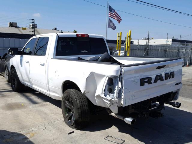 1C6RR7UT4HS744072 - 2017 RAM 1500 SPORT WHITE photo 3