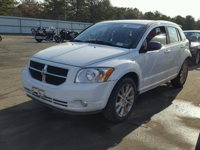 1B3CB5HA5BD160583 - 2011 DODGE CALIBER HE WHITE photo 2