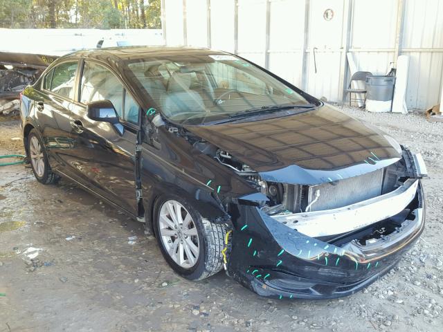 2HGFB2F99CH536761 - 2012 HONDA CIVIC EXL BLACK photo 1