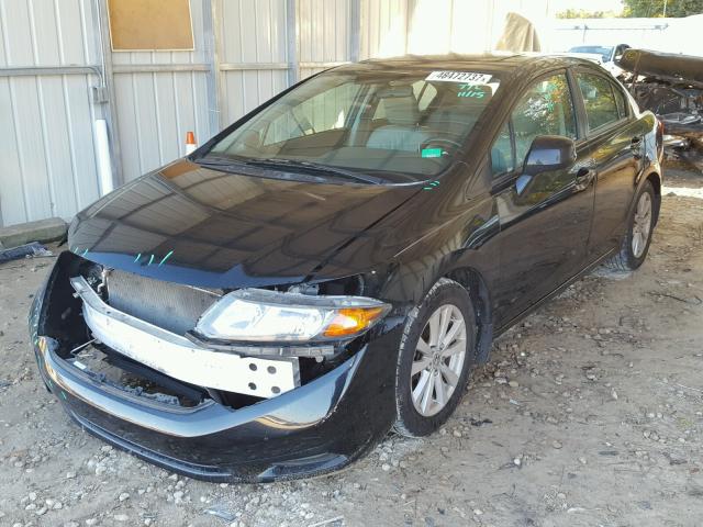 2HGFB2F99CH536761 - 2012 HONDA CIVIC EXL BLACK photo 2