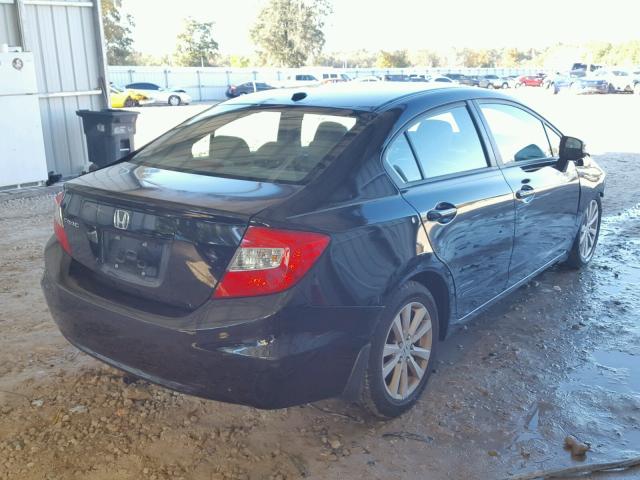 2HGFB2F99CH536761 - 2012 HONDA CIVIC EXL BLACK photo 4