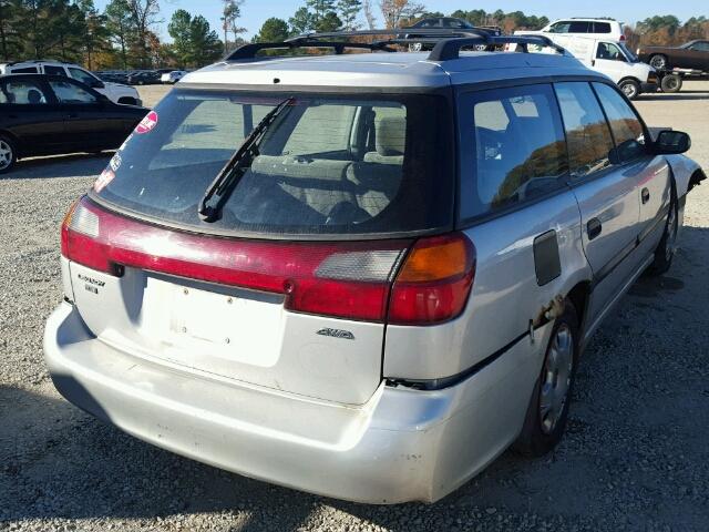 4S3BH635327300850 - 2002 SUBARU LEGACY L SILVER photo 4