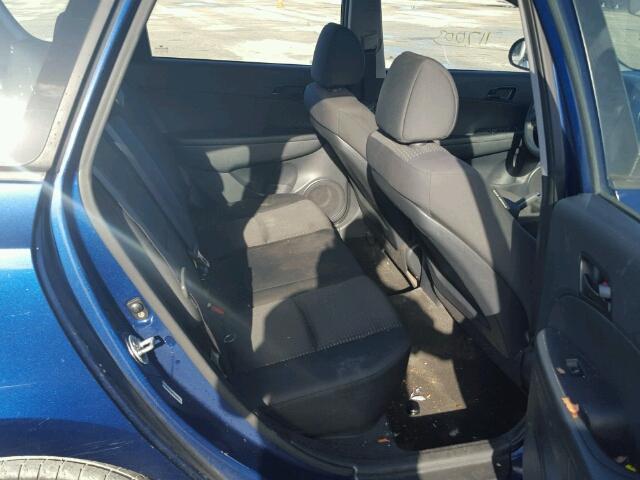 KMHDB8AE6BU121904 - 2011 HYUNDAI ELANTRA TO BLUE photo 6