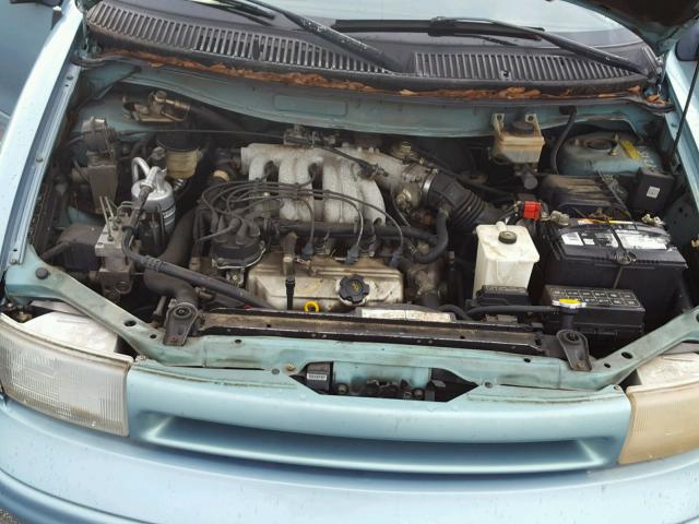 4N2DN11W7RD821644 - 1994 NISSAN QUEST XE TURQUOISE photo 7