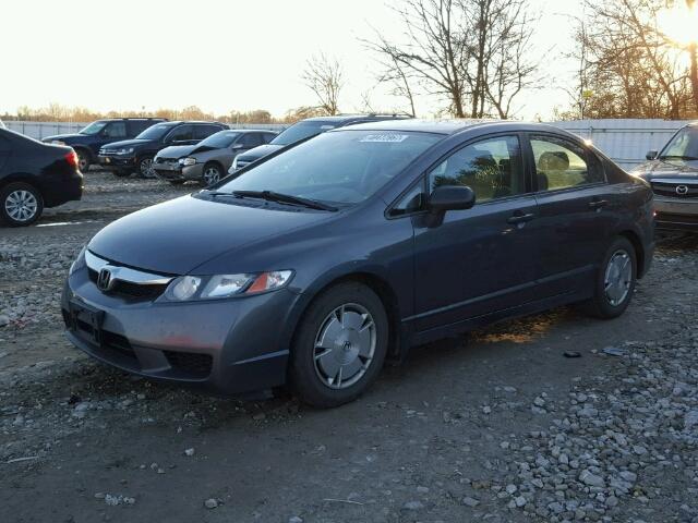 2HGFA16419H018430 - 2009 HONDA CIVIC DX-G GRAY photo 2