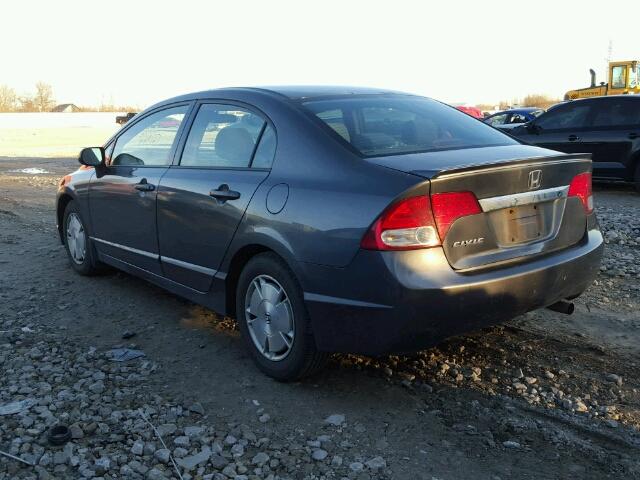 2HGFA16419H018430 - 2009 HONDA CIVIC DX-G GRAY photo 3