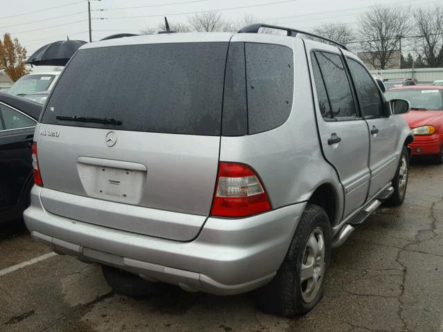 4JGAB54E73A385472 - 2003 MERCEDES-BENZ ML 320 GRAY photo 4