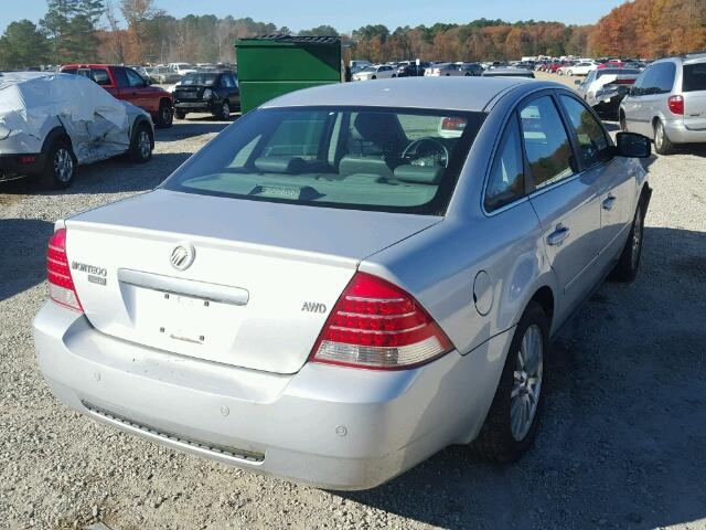 1MEHM431X5G604400 - 2005 MERCURY MONTEGO PR 银色 照片 4