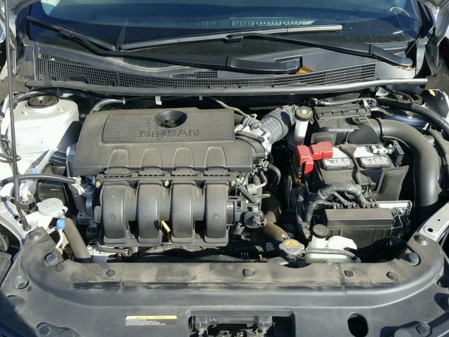 3N1AB7AP4GY326583 - 2016 NISSAN SENTRA S SILVER photo 7