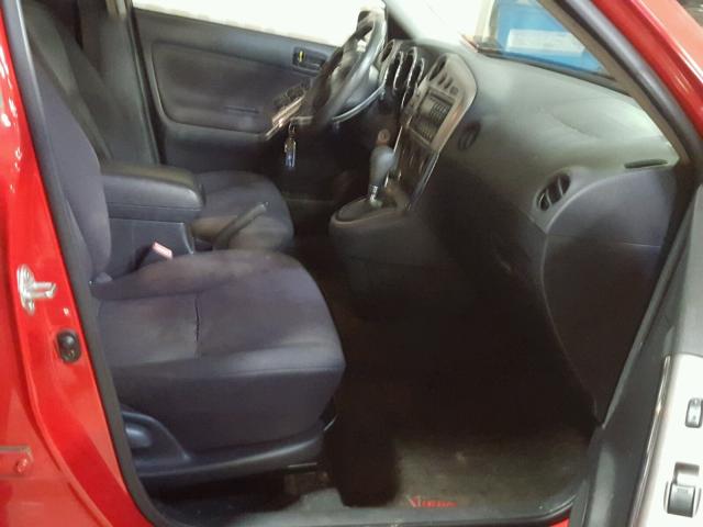 5Y2SL62823Z440095 - 2003 PONTIAC VIBE RED photo 5