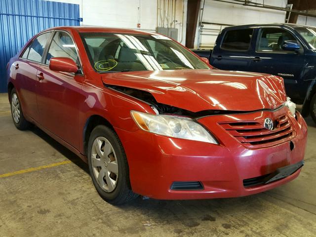 4T1BE46K17U149770 - 2007 TOYOTA CAMRY NEW RED photo 1