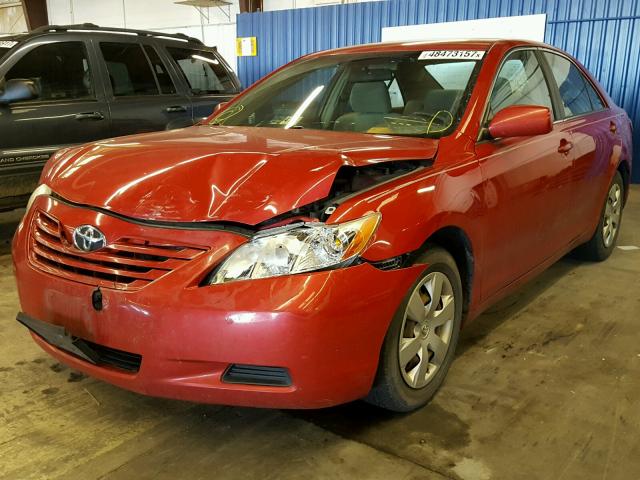 4T1BE46K17U149770 - 2007 TOYOTA CAMRY NEW RED photo 2