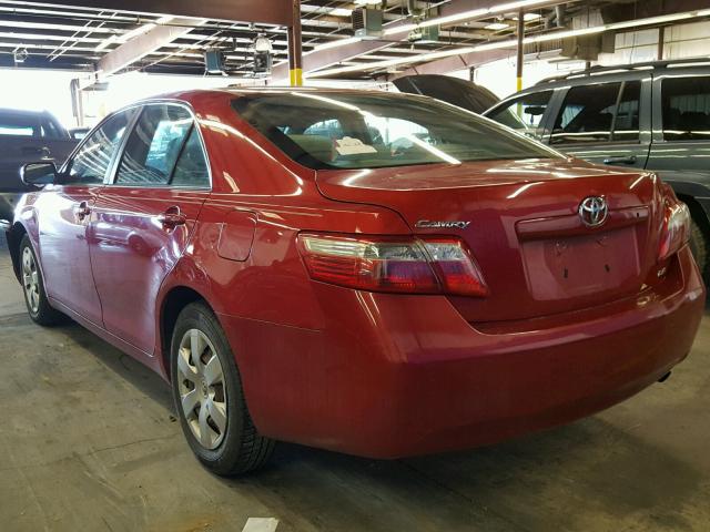 4T1BE46K17U149770 - 2007 TOYOTA CAMRY NEW RED photo 3