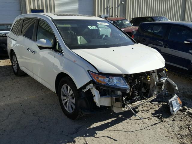 5FNRL5H62EB049584 - 2014 HONDA ODYSSEY EX WHITE photo 1