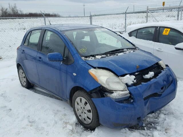 JTDKT923395263613 - 2009 TOYOTA YARIS BLUE photo 1