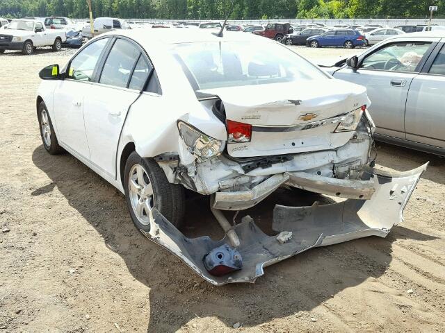 1G1PF5SC5C7162745 - 2012 CHEVROLET CRUZE LT WHITE photo 3