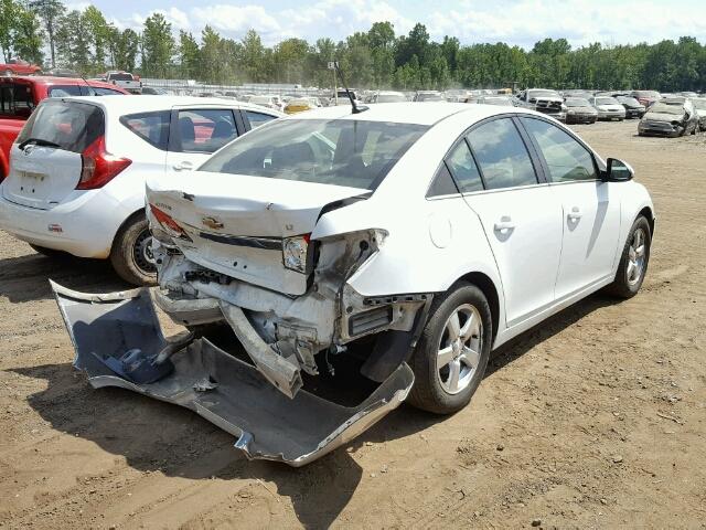 1G1PF5SC5C7162745 - 2012 CHEVROLET CRUZE LT WHITE photo 4