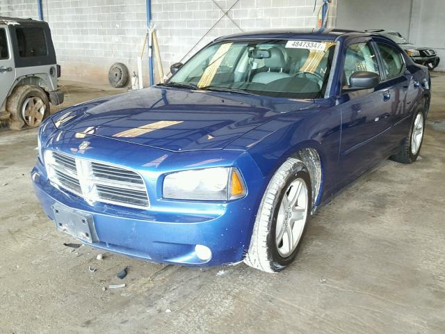 2B3KA33VX9H601828 - 2009 DODGE CHARGER SX BLUE photo 2