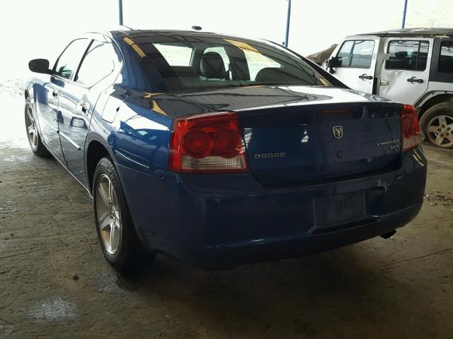 2B3KA33VX9H601828 - 2009 DODGE CHARGER SX BLUE photo 3