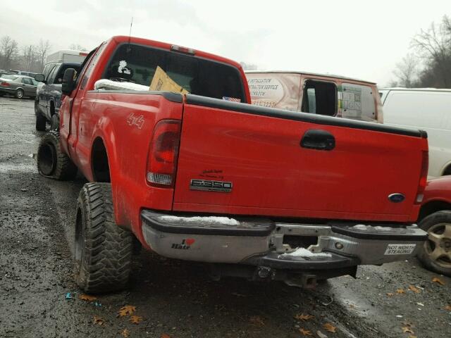 1FTWX31P16EC96936 - 2006 FORD F350 SRW S RED photo 3