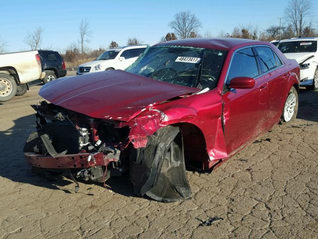 2C3CCAAG1DH697531 - 2013 CHRYSLER 300 RED photo 2