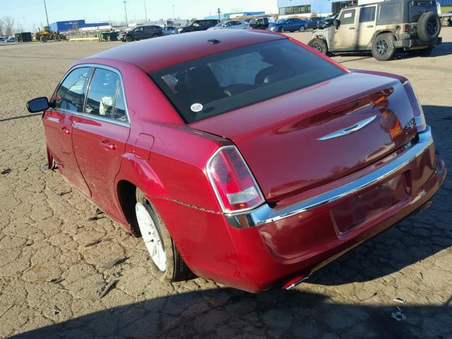 2C3CCAAG1DH697531 - 2013 CHRYSLER 300 RED photo 3