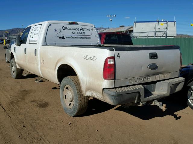 1FTSW21Y48EB77267 - 2008 FORD F250 SUPER WHITE photo 3