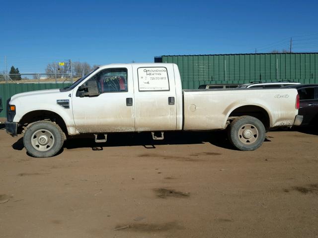 1FTSW21Y48EB77267 - 2008 FORD F250 SUPER WHITE photo 9