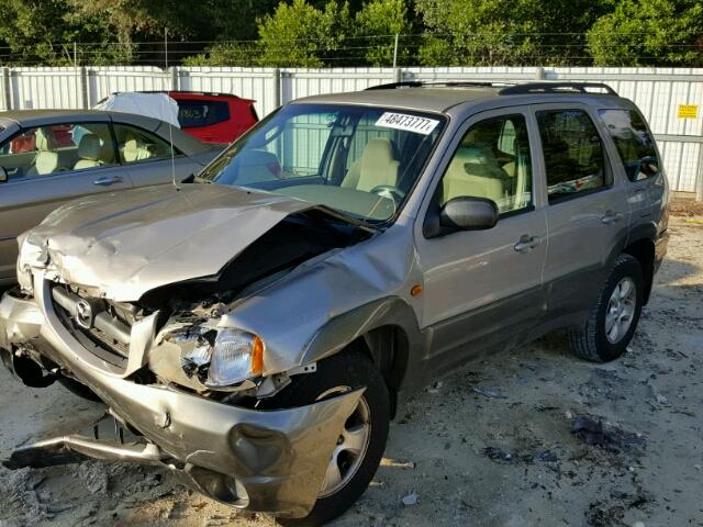 4F2YU08191KM13058 - 2001 MAZDA TRIBUTE LX GRAY photo 2