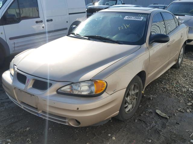 1G2NF52E64M543107 - 2004 PONTIAC GRAND AM S Qızıl foto 2