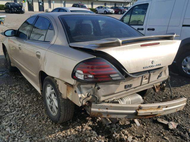 1G2NF52E64M543107 - 2004 PONTIAC GRAND AM S Qızıl foto 3