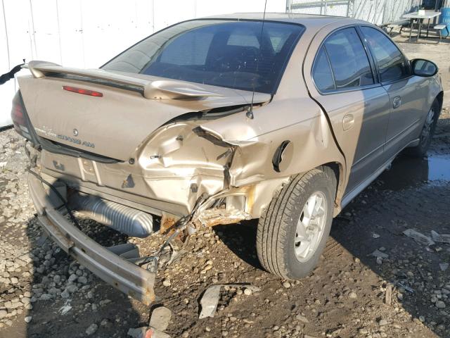 1G2NF52E64M543107 - 2004 PONTIAC GRAND AM S Qızıl foto 4