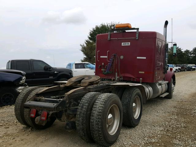 1XKDD29X1WR768662 - 1998 KENWORTH CONSTRUCTI RED photo 4