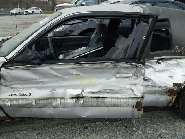 1G3NF14D7KM292832 - 1989 OLDSMOBILE CUTLASS CA SILVER photo 9